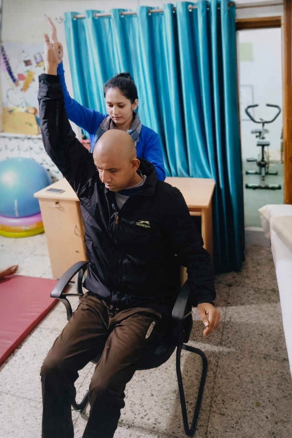 Occupational and physiotherapy